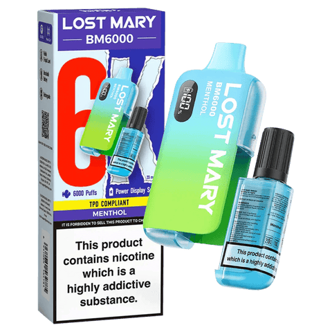 Buy Bulk Wholesale Lost Mary BM6000 Disposable Vape Box of 5 - vapesourceuk