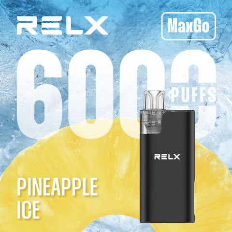 Buy Bulk Wholesale Relx Max Go 6000 Disposable Vape Box of 5 - vapesourceuk