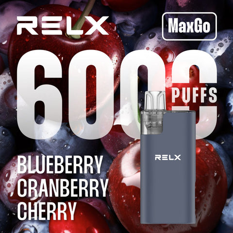 Buy Bulk Wholesale Relx Max Go 6000 Disposable Vape Box of 5 - vapesourceuk