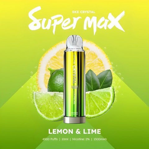 Buy Bulk Wholesale SKE Crystal Super Max 4500 Disposable Pod Device Pack of 10 - vapesourceuk