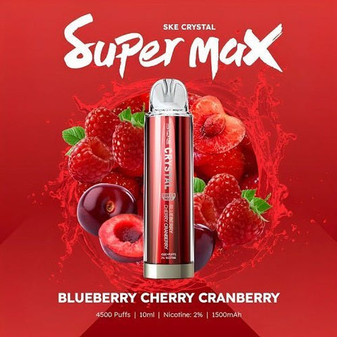 Buy Bulk Wholesale SKE Crystal Super Max 4500 Disposable Pod Device Pack of 10 - vapesourceuk