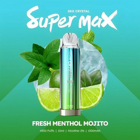 Buy Bulk Wholesale SKE Crystal Super Max 4500 Disposable Pod Device Pack of 10 - vapesourceuk