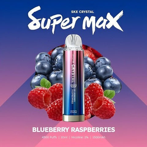 Buy Bulk Wholesale SKE Crystal Super Max 4500 Disposable Pod Device Pack of 10 - vapesourceuk