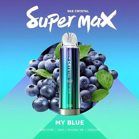 Buy Bulk Wholesale SKE Crystal Super Max 4500 Disposable Pod Device Pack of 10 - vapesourceuk