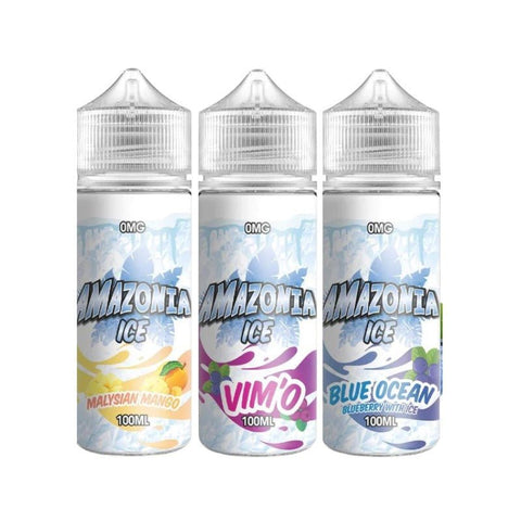 Buy Bulk Wholesale Amazonia Ice 100ml Shortfill - vapesourceuk