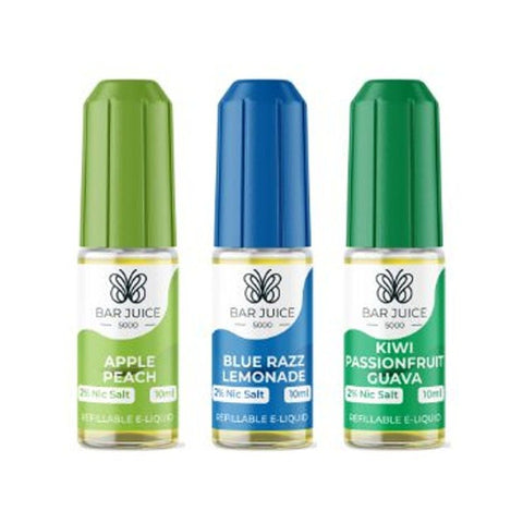 Buy Bulk Wholesale Bar Juice 5000 Nic Salts 10ml Box of 10 - vapesourceuk