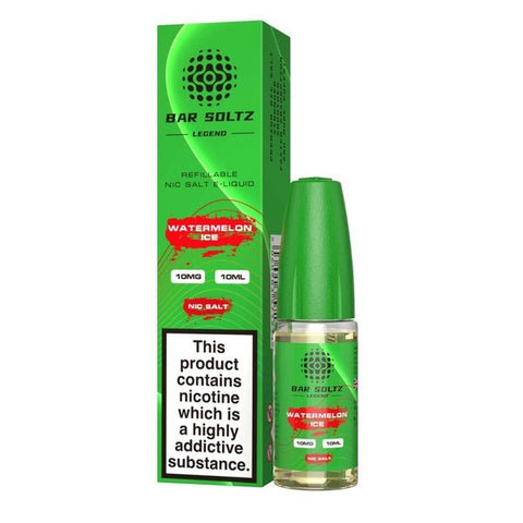 Buy Bulk Wholesale Bar Soltz Legend Nic Salts 10ml E - liquids - Box of 10 - vapesourceuk