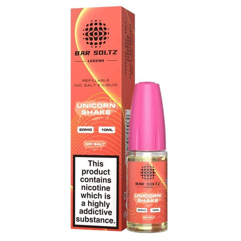 Buy Bulk Wholesale Bar Soltz Legend Nic Salts 10ml E - liquids - Box of 10 - vapesourceuk