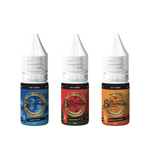 Buy Bulk Wholesale Billonaire Juice 10ml Nic Salt (Pack of 10) - vapesourceuk