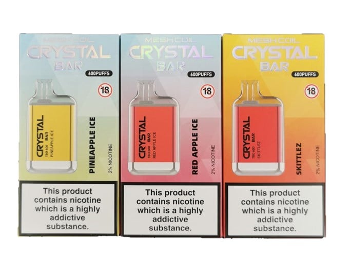 Bloody Mary TBO Crystal Bar 600 Disposable Vape Box of 10 vapesourceuk