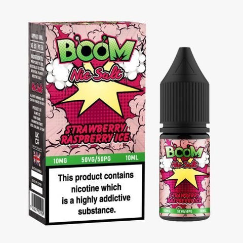 Buy Bulk Wholesale Boom Nic Salts 10ml E - liquids - Box of 5 - vapesourceuk