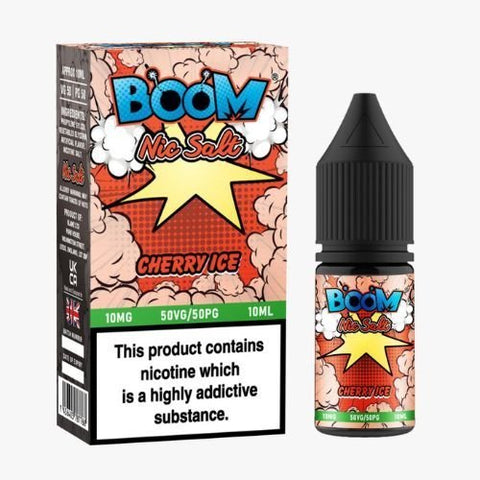 Buy Bulk Wholesale Boom Nic Salts 10ml E - liquids - Box of 5 - vapesourceuk