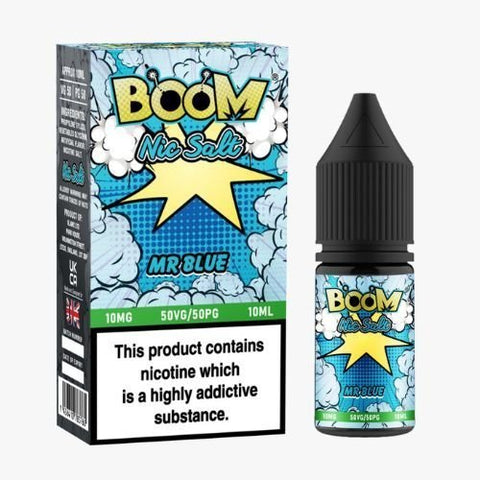Buy Bulk Wholesale Boom Nic Salts 10ml E - liquids - Box of 5 - vapesourceuk