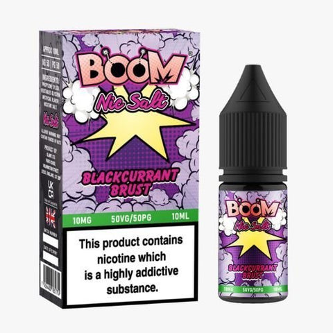 Boom Nic Salts 10ml E-liquids - Box of 10 - vapesourceuk