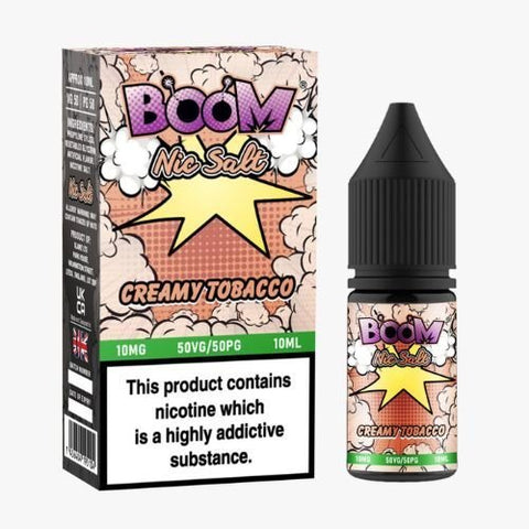 Buy Bulk Wholesale Boom Nic Salts 10ml E - liquids - Box of 5 - vapesourceuk