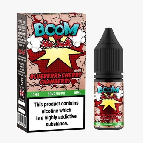 Boom Nic Salts 10ml E-liquids - Box of 10 - vapesourceuk