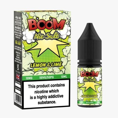 Boom Nic Salts 10ml E-liquids - Box of 10 - vapesourceuk