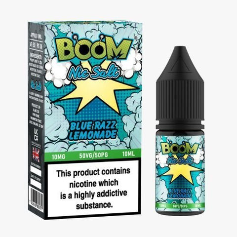 Buy Bulk Wholesale Boom Nic Salts 10ml E - liquids - Box of 5 - vapesourceuk