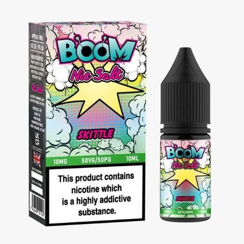 Buy Bulk Wholesale Boom Nic Salts 10ml E - liquids - Box of 5 - vapesourceuk