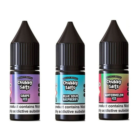 Chubby Salt 10ml E-liquids Nic Salts - Box of 10 - vapesourceuk