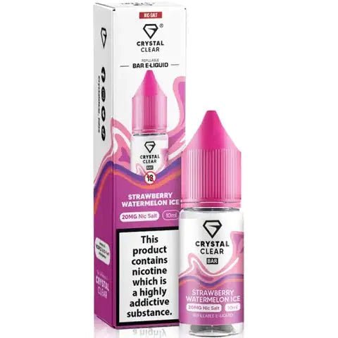 Buy Bulk Wholesale Crystal Clear Nic Salts 10ml - Pack of 10 - vapesourceuk