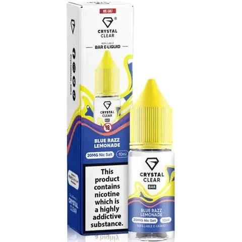 Buy Bulk Wholesale Crystal Clear Nic Salts 10ml - Pack of 10 - vapesourceuk