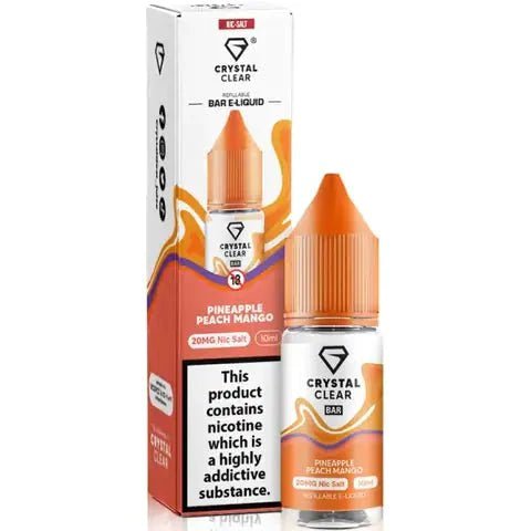 Buy Bulk Wholesale Crystal Clear Nic Salts 10ml - Pack of 10 - vapesourceuk