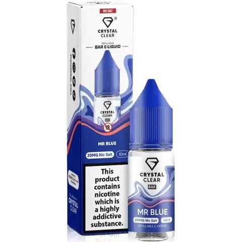 Buy Bulk Wholesale Crystal Clear Nic Salts 10ml - Pack of 10 - vapesourceuk