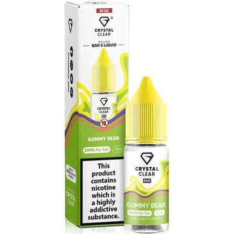 Buy Bulk Wholesale Crystal Clear Nic Salts 10ml - Pack of 10 - vapesourceuk