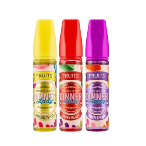 Buy Bulk Wholesale Dinner Lady Fruits 50ml Shortfill - vapesourceuk