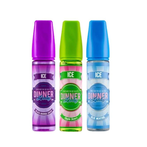 Buy Bulk Wholesale Dinner Lady Ice 50ml Shortfill - vapesourceuk