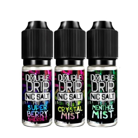 Buy Bulk Wholesale Double Drip 10ML Nic Salt (Pack of 10) - vapesourceuk