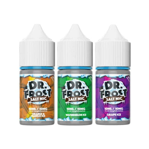Buy Bulk Wholesale Dr Frost Ice 10ML Nic Salt (Pack of 10) - vapesourceuk