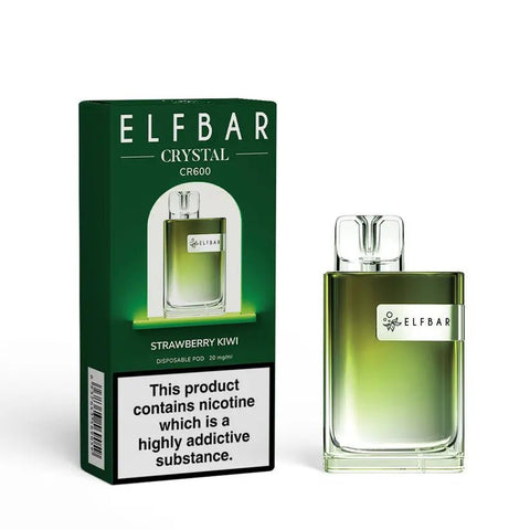 Buy Bulk Wholesale ELF Bar Crystal CR600 Disposable Vape Device Box of 10 - vapesourceuk
