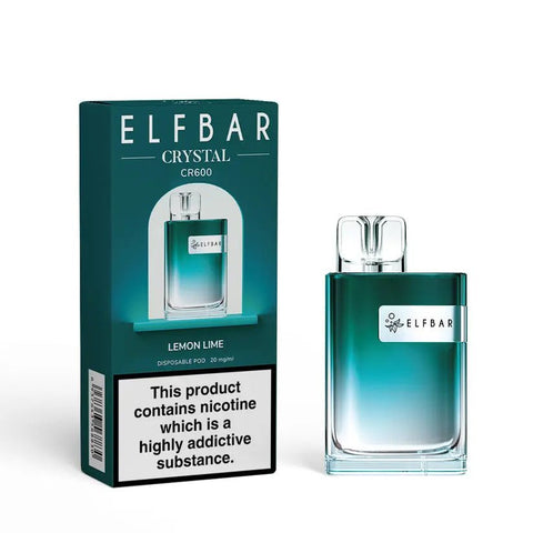 Buy Bulk Wholesale ELF Bar Crystal CR600 Disposable Vape Device Box of 10 - vapesourceuk