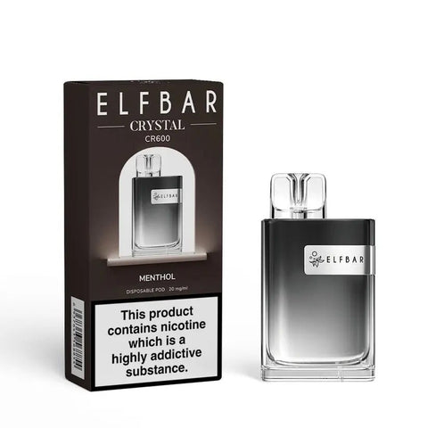 Buy Bulk Wholesale ELF Bar Crystal CR600 Disposable Vape Device Box of 10 - vapesourceuk