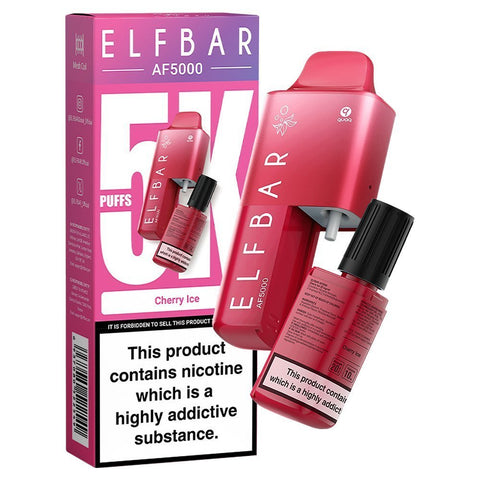 Buy Bulk Wholesale Elfbar AF5000 Puffs Disposable Vape Device - Box of 5 - vapesourceuk