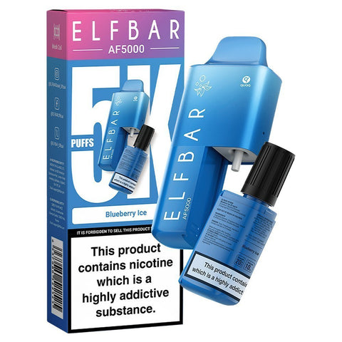 Buy Bulk Wholesale Elfbar AF5000 Puffs Disposable Vape Device - Box of 5 - vapesourceuk