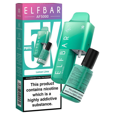 Buy Bulk Wholesale Elfbar AF5000 Puffs Disposable Vape Device - Box of 5 - vapesourceuk