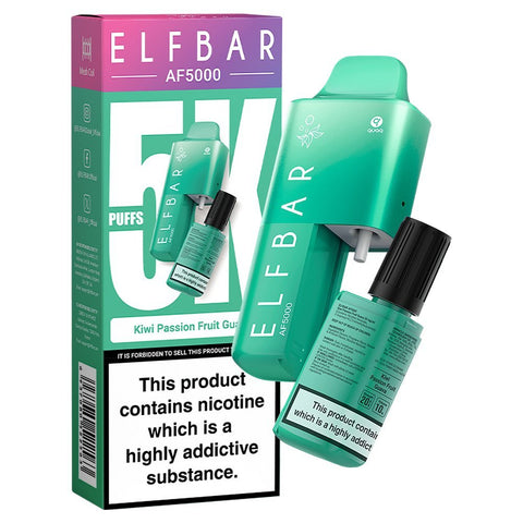 Buy Bulk Wholesale Elfbar AF5000 Puffs Disposable Vape Device - Box of 5 - vapesourceuk