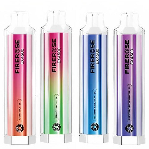 Buy Bulk Wholesale Elux Firerose EX4500 Disposable Vape Pod Device Pack of 10 - vapesourceuk