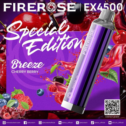 Buy Bulk Wholesale Firerose 4500 Puffs Special Edition Disposable Vape (Box of 10) - vapesourceuk