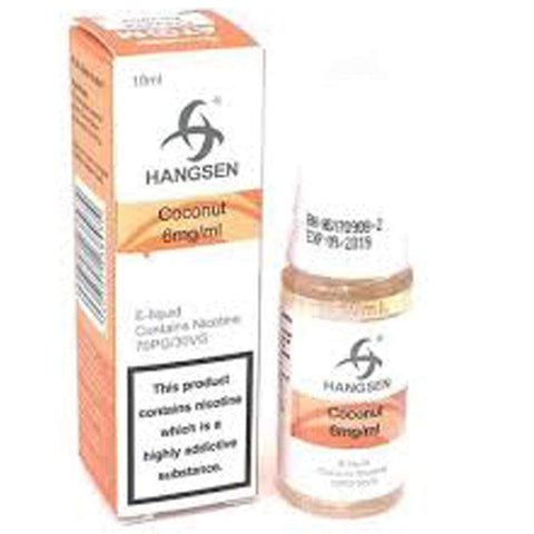 Buy Bulk Wholesale Hangsen - Coconut - 10ml (Pack of 10) - vapesourceuk
