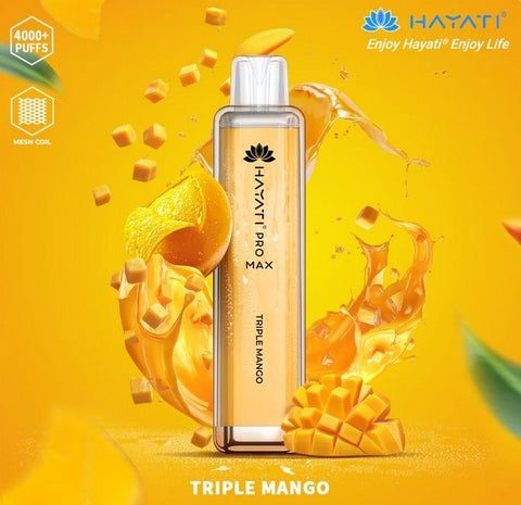 Buy Bulk Wholesale Hayati Pro Max 4000 Puffs Disposable Vape Pack of 10 - vapesourceuk