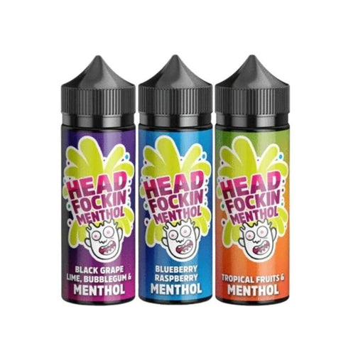 Buy Bulk Wholesale Head Fockin Menthol 100ml Shortfill - vapesourceuk