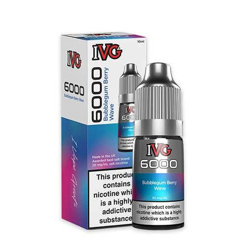 Buy Bulk Wholesale IVG 6000 Nic Salt 10ml Bottle Box of 10 - vapesourceuk