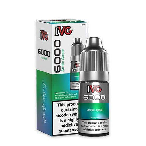 Buy Bulk Wholesale IVG 6000 Nic Salt 10ml Bottle Box of 10 - vapesourceuk
