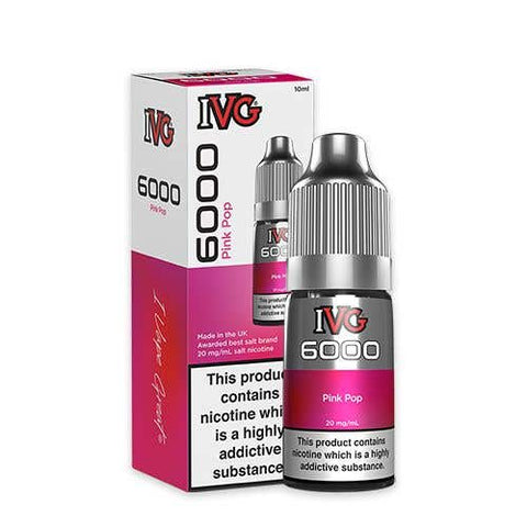 Buy Bulk Wholesale IVG 6000 Nic Salt 10ml Bottle Box of 10 - vapesourceuk