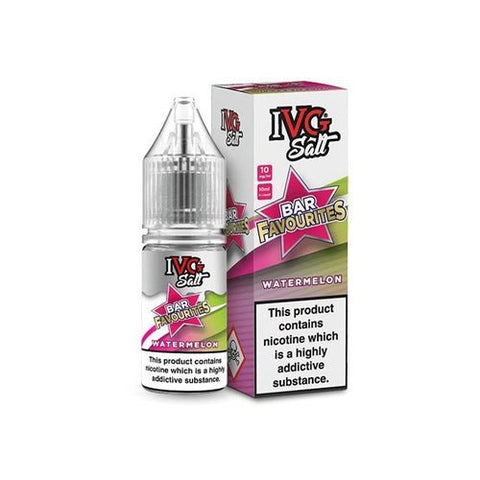 Buy Bulk Wholesale IVG Nic Salt Bar Favourite 10ml E Liquid - Pack Of 10 - vapesourceuk