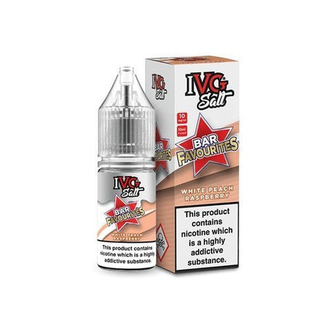 Buy Bulk Wholesale IVG Nic Salt Bar Favourite 10ml E Liquid - Pack Of 10 - vapesourceuk
